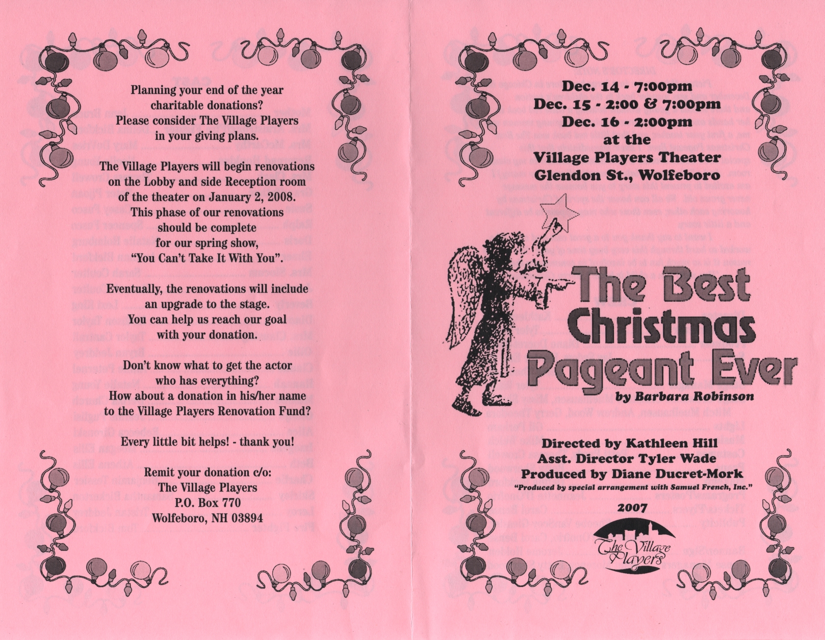 The Best Christmas Pageant Ever