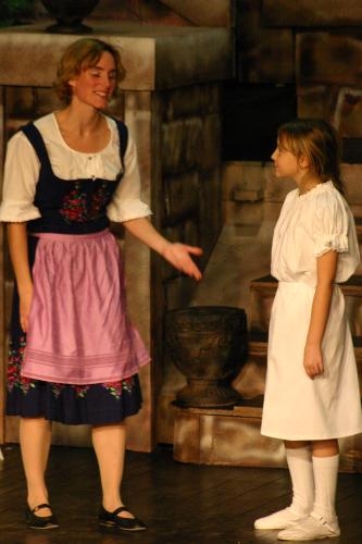 Phoebe and one of the children
King